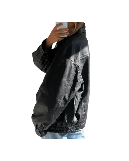 Women's 80's Vintage Oversized Bomber Jacket