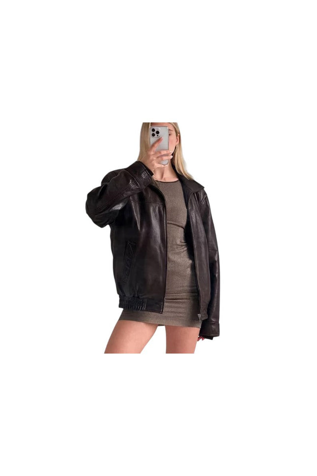Women's Cowhide Soft Leather Jacket