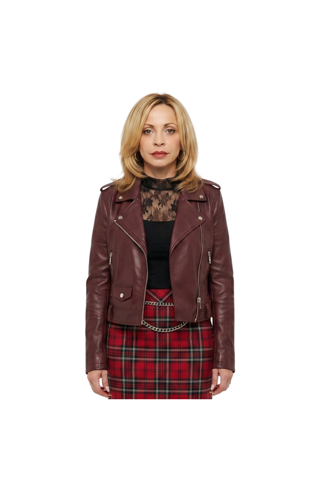 Tiggy Sullivan Pretty Hard Cases Tara Strong Leather Jacket