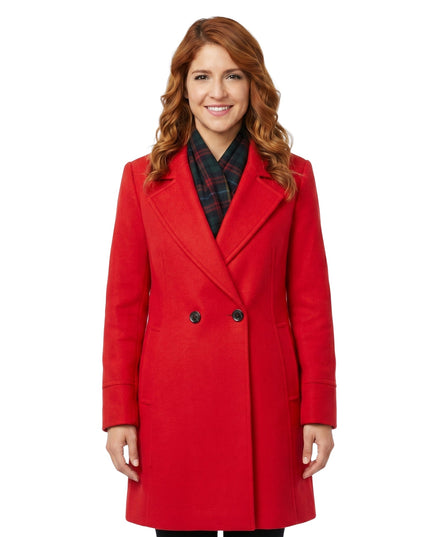 12 Dares of Christmas Brittany Underwood Red Wool Coat