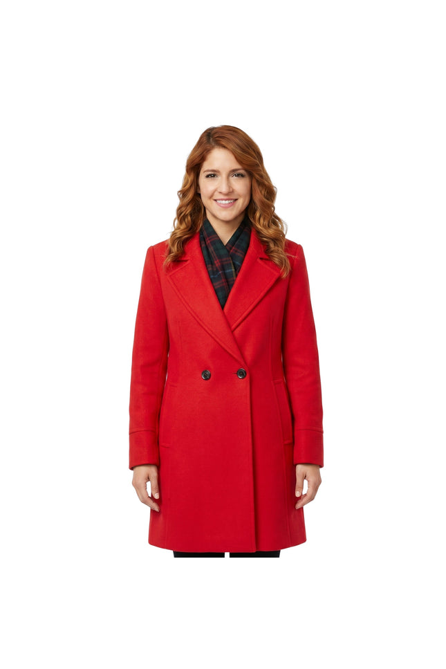 12 Dares of Christmas Brittany Underwood Red Wool Coat