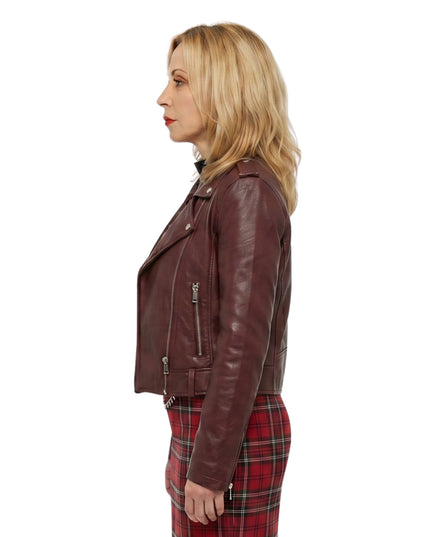 Tiggy Sullivan Pretty Hard Cases Tara Strong Leather Jacket