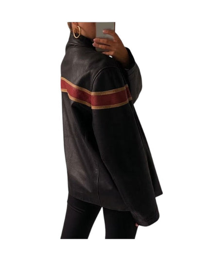 90's Vintage Oversized Retro Biker Jacket