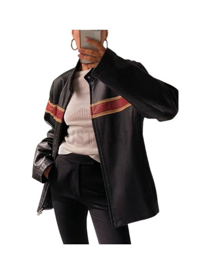 90's Vintage Oversized Retro Biker Jacket