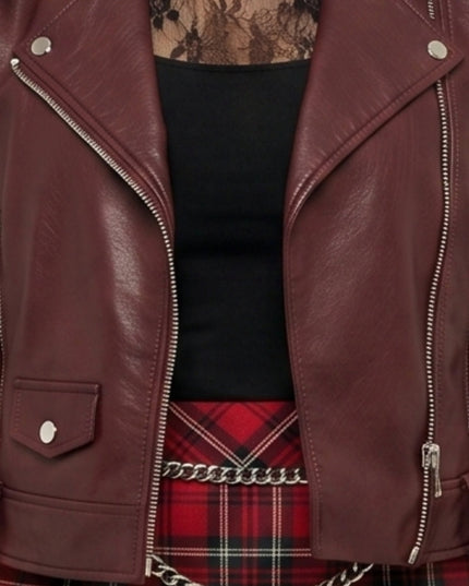 Tiggy Sullivan Pretty Hard Cases Tara Strong Leather Jacket