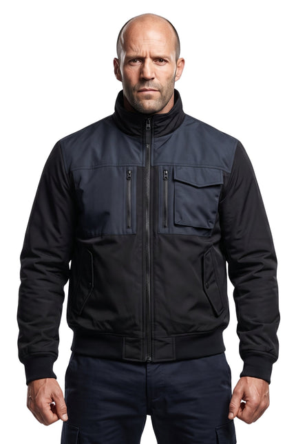 Hobbs And Shaw Jason Statham Black Jacket sale 