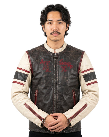 Euphoria S03 Leather Striped Jacket Buy Now