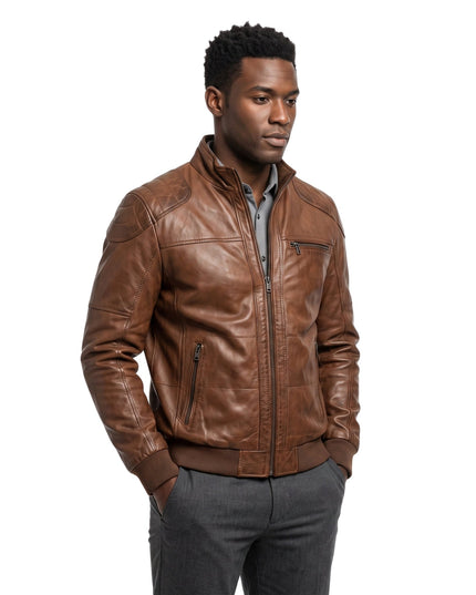 FBI TV Series Morris Kalu Brown Leather Jacket