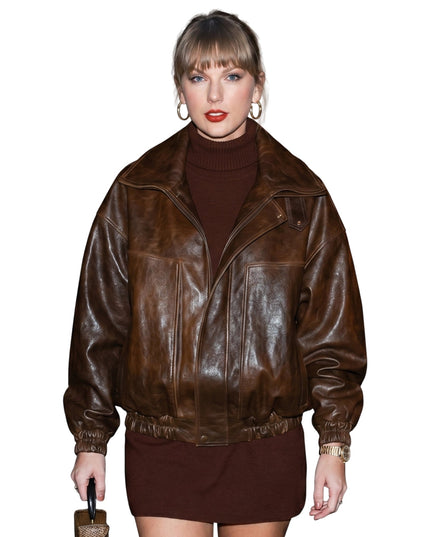 Taylor Swift NYC 2025 Leather Jacket