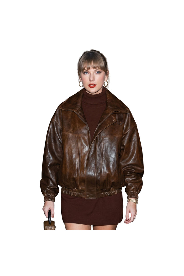 Taylor Swift NYC 2025 Leather Jacket