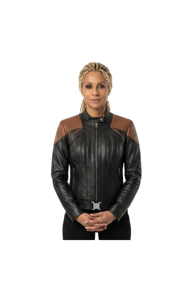 Star Trek Picard Raffi Musiker Leather Jacket