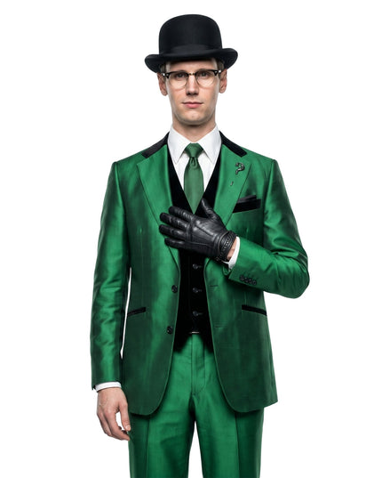 Cory Michael Smith Gotham Green Blazer Suit