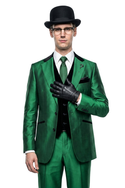 Cory Michael Smith Gotham Green Blazer Suit