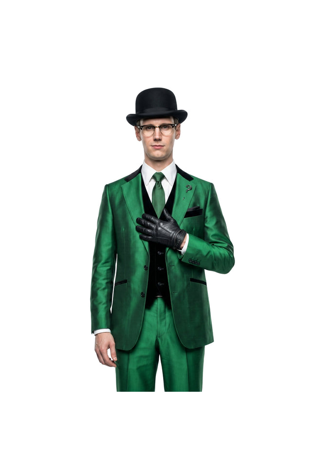 Cory Michael Smith Gotham Green Blazer Suit