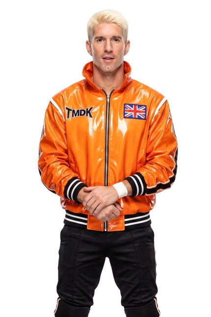 Zack Sabre Jr AEW UK Flag Orange Bomber Jacket Buy Now