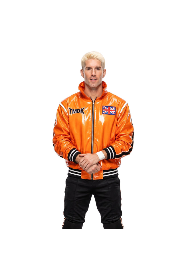 Zack Sabre Jr AEW UK Flag Orange Bomber Jacket Buy Now