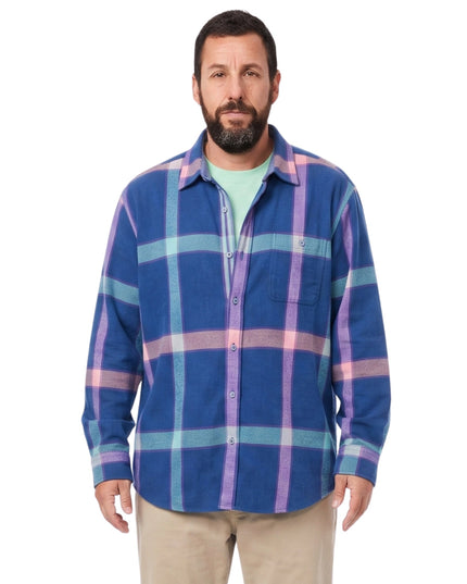 Happy Gilmore Adam Sandler Multicolor Plaid Shirt Buy Now