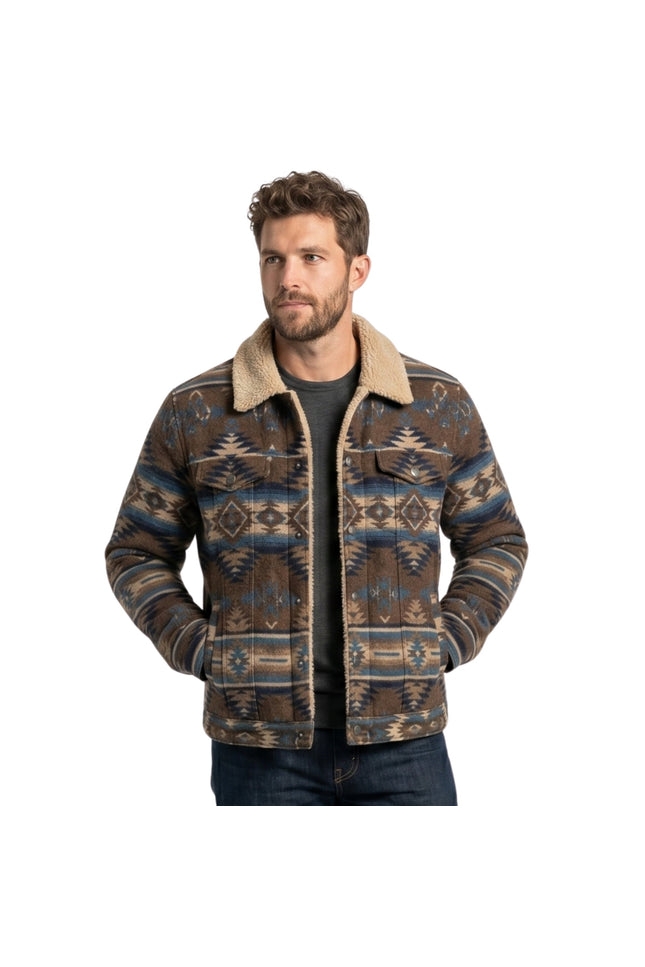Marshals S01 Tatanka Means Shearling Trucker Jacket Buy Now