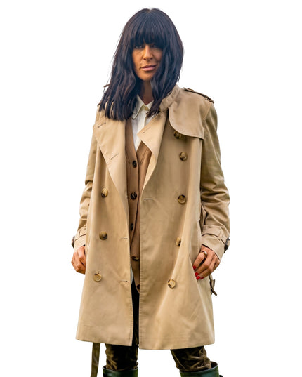 Claudia Winkleman The Traitors UK S02 Beige Coat