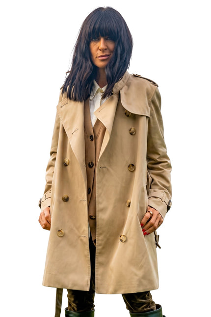 Claudia Winkleman The Traitors UK S02 Beige Coat