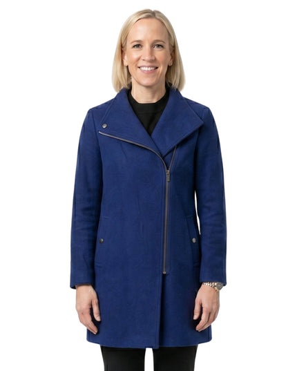 Jessy Schram Mystic Christmas 2023 Wool Coat Buy Now