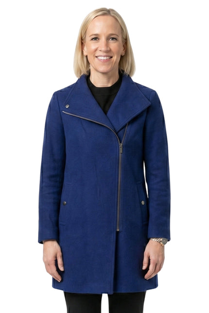 Jessy Schram Mystic Christmas 2023 Wool Coat Buy Now