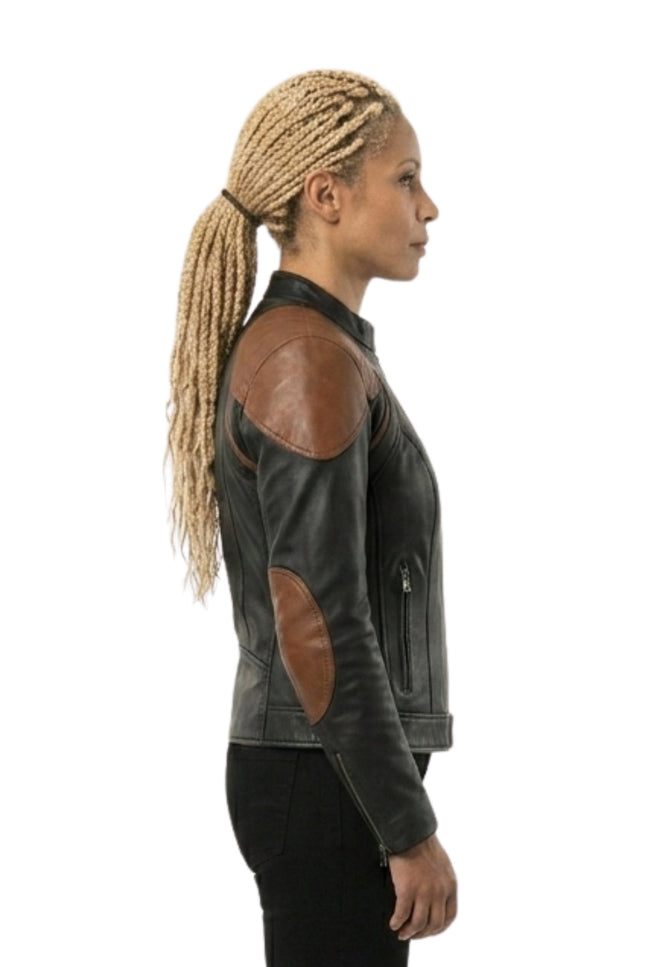 Star Trek Picard Raffi Musiker Leather Jacket