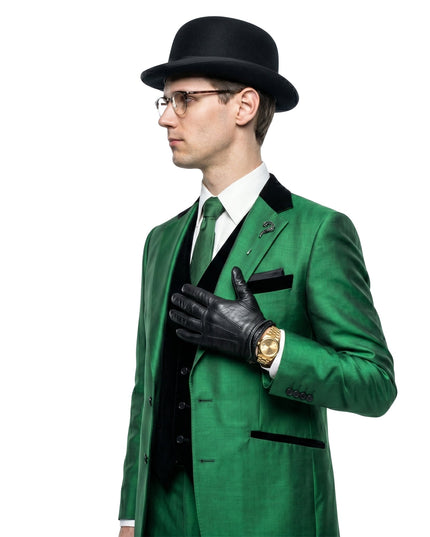 Cory Michael Smith Gotham Green Blazer Suit