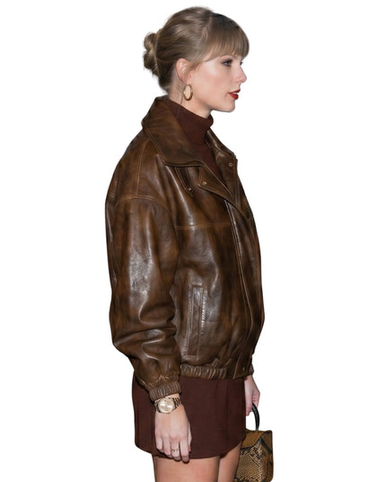 Taylor Swift NYC 2025 Leather Jacket