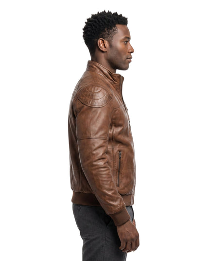 FBI TV Series Morris Kalu Brown Leather Jacket