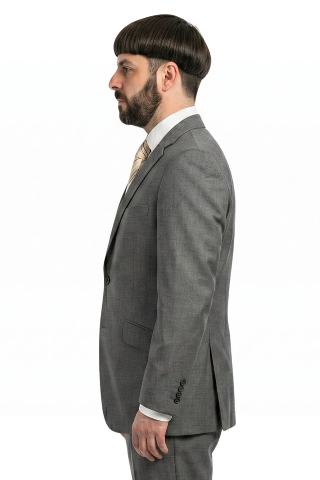Everyone Else Burns David Grey Blazer side