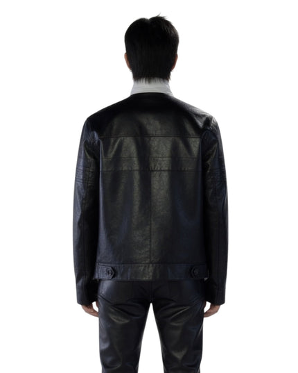 Rapper Suga 2026 Black Leather Jacket