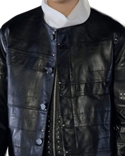 Rapper Suga 2026 Black Leather Jacket