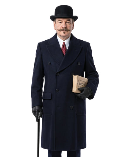 Kenneth Branagh A Haunting in Venice Blue Coat