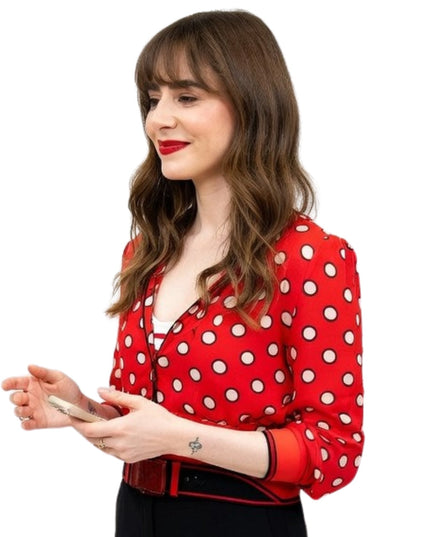 Lily Collins Emily in Paris S03 Cropped Jacket