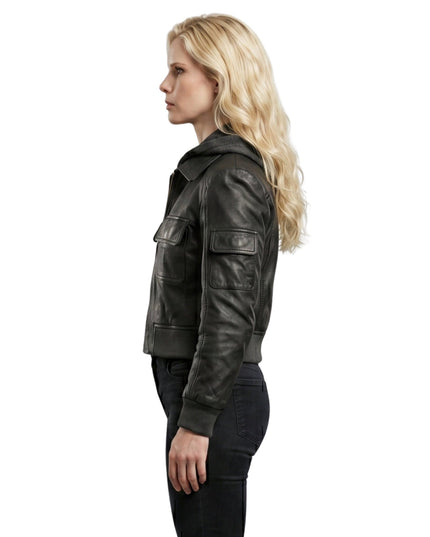 The Boys S05 Erin Moriarty Cropped Leather Jacket Order Now