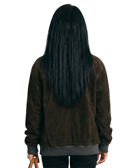 Jeanine Nerissa Sothcott Knightfall 2026 Suede Bomber Jacket shop today