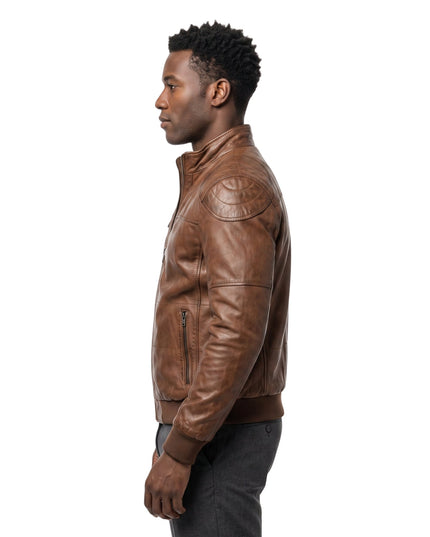 FBI TV Series Morris Kalu Brown Leather Jacket