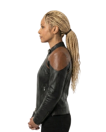 Star Trek Picard Raffi Musiker Leather Jacket