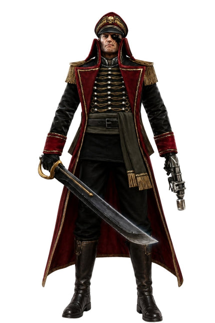 40k Commissar Black Trench Coat