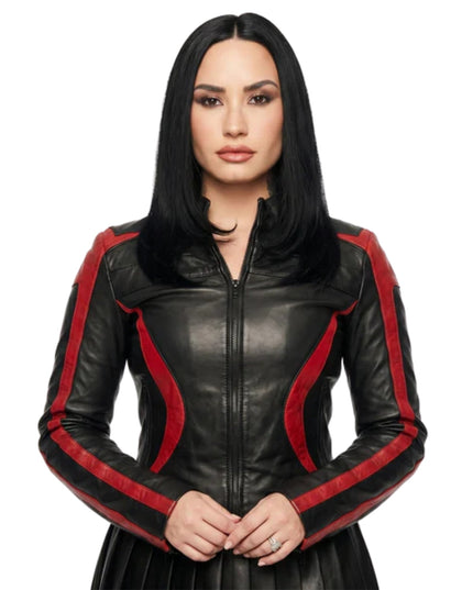 NYC 2026 Demi Lovato Leather Jacket