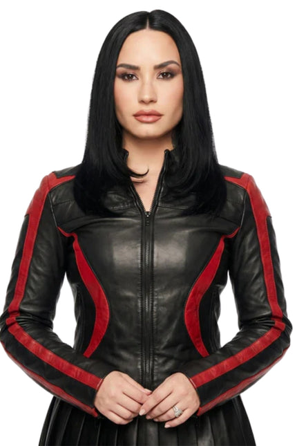 NYC 2026 Demi Lovato Leather Jacket