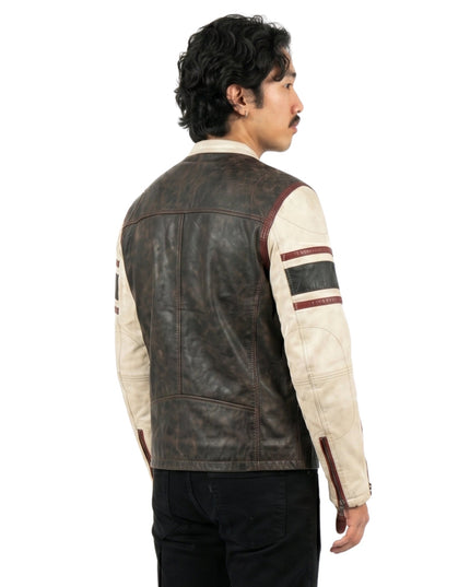 Euphoria S03 Leather Striped Jacket Shop Today