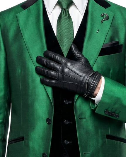Cory Michael Smith Gotham Green Blazer Suit