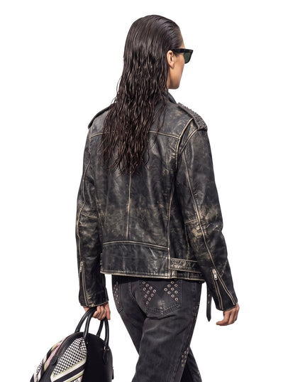 Bella Hadid The Beauty Black Leather Jacket Shop Today