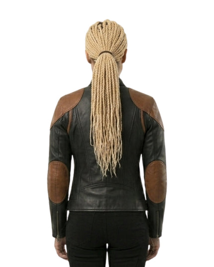 Star Trek Picard Raffi Musiker Leather Jacket