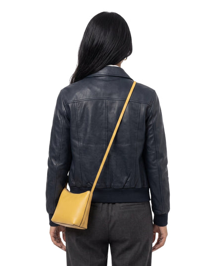 Abhinaya Abby Not Suitable for Work Black Leather Jacket