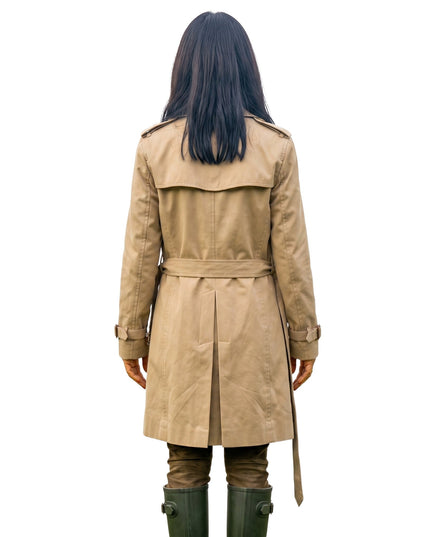 Claudia Winkleman The Traitors UK S02 Beige Coat buy today