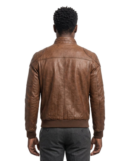 FBI TV Series Morris Kalu Brown Leather Jacket