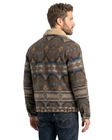 Marshals S01 Tatanka Means Shearling Trucker Jacket Shop Today